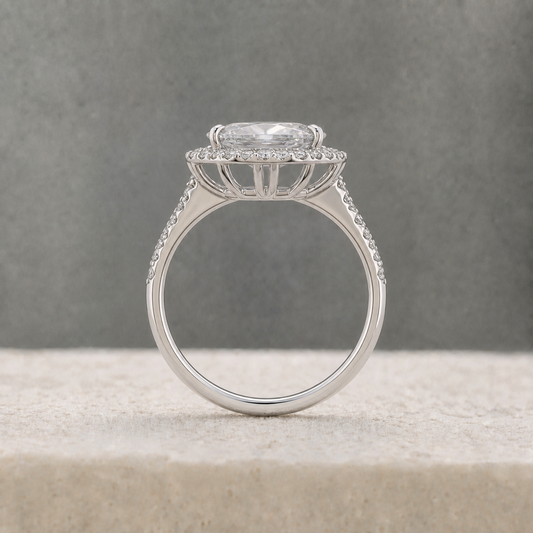 Oval Halo Ring