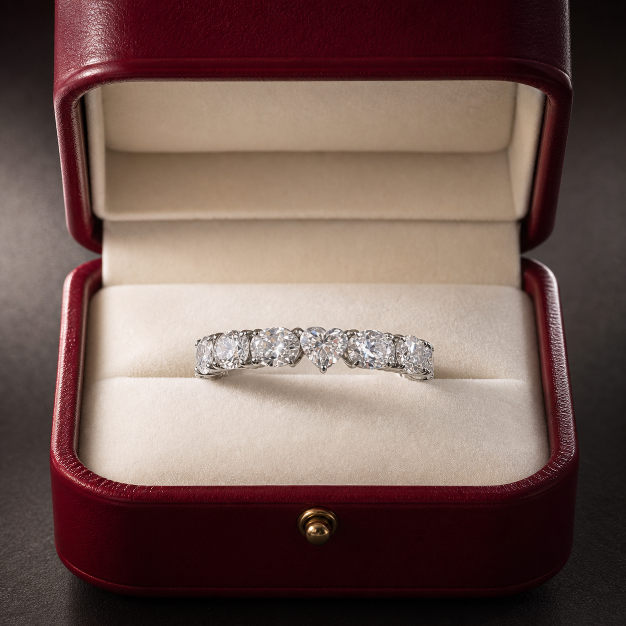 Heart Eternity Ring