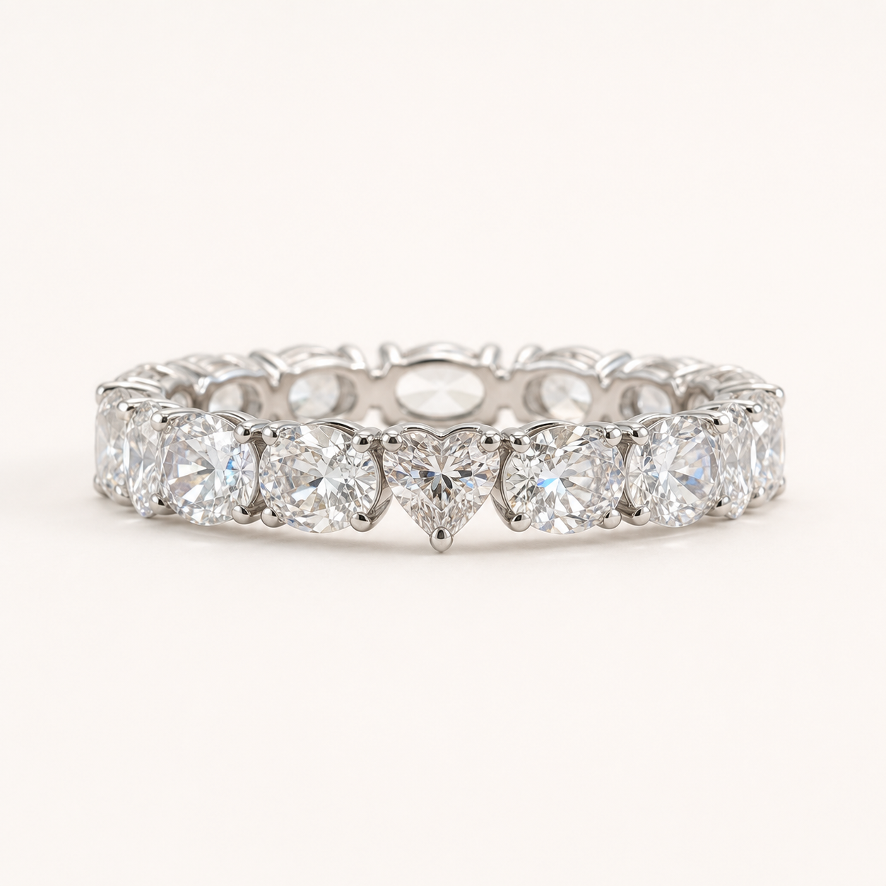 Heart Eternity Ring